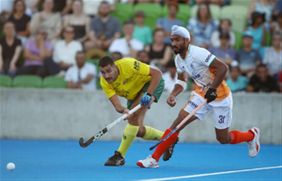 Indian men's hockey team goes down 1-2 against Australia