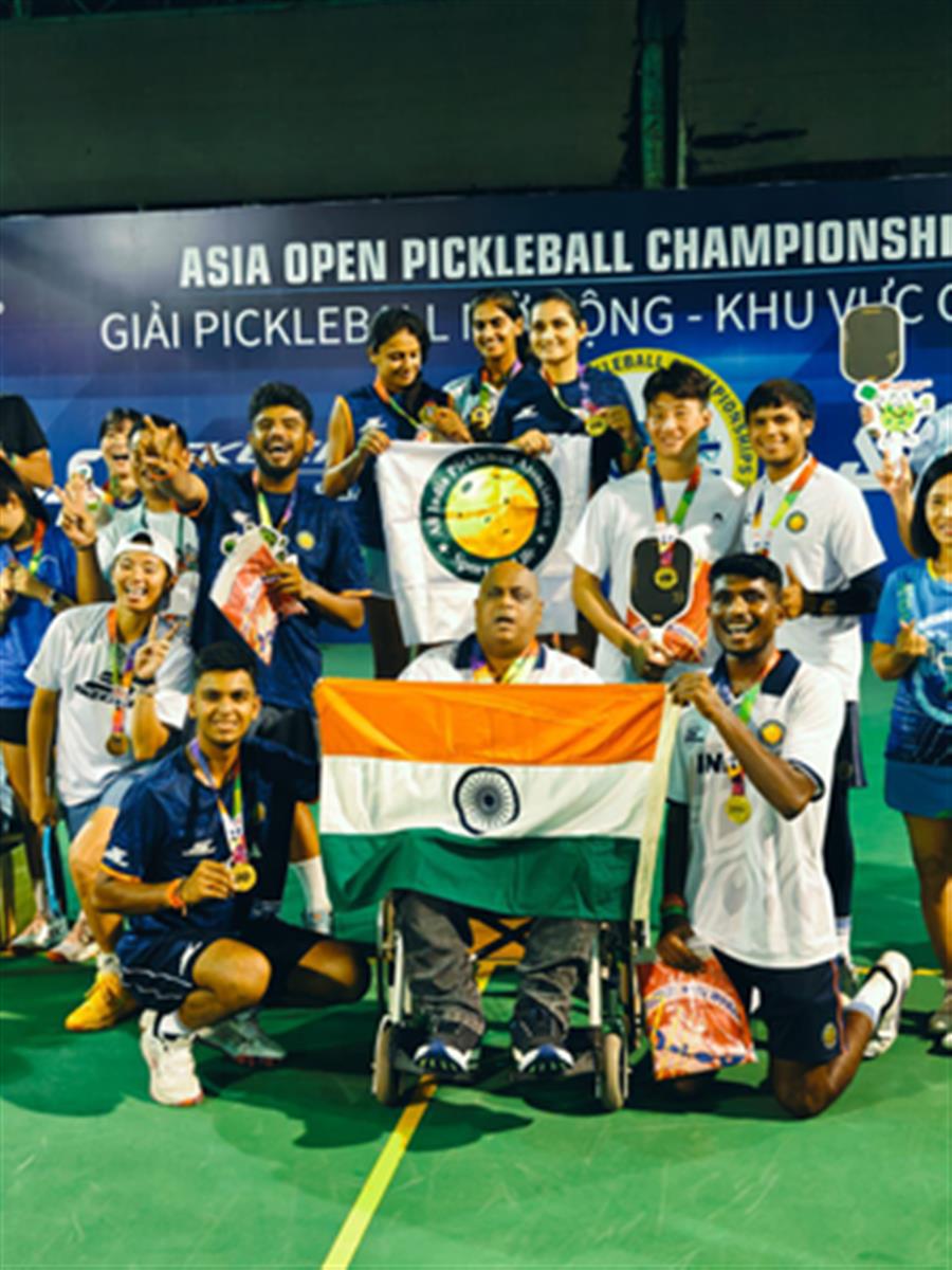 India win four gold, two bronze medals in Asian Open Pickleball C&#39;ship in Vietnam