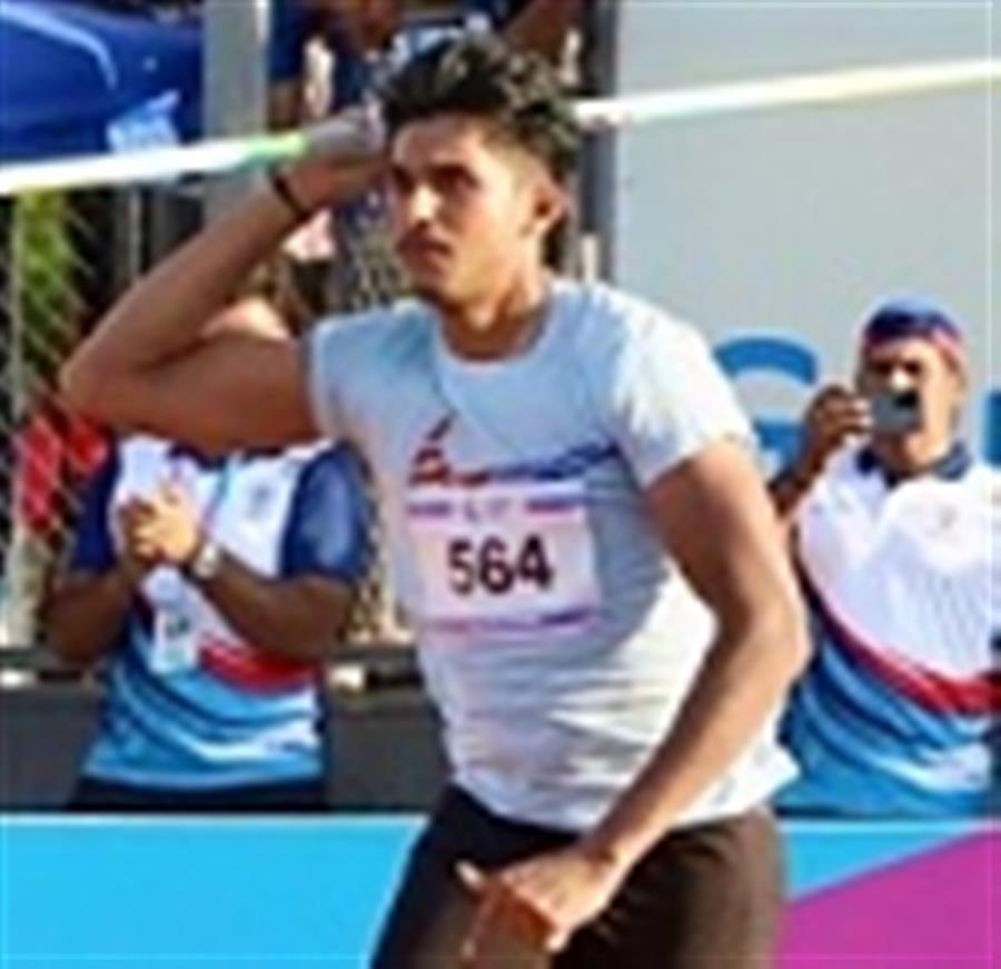 National Games javelin throw gold medallist Manu D.P aims for glory on international stage