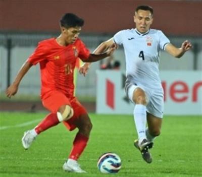 Tri-nation football: Myanmar, Kyrgyz Republic play out 1-1 draw