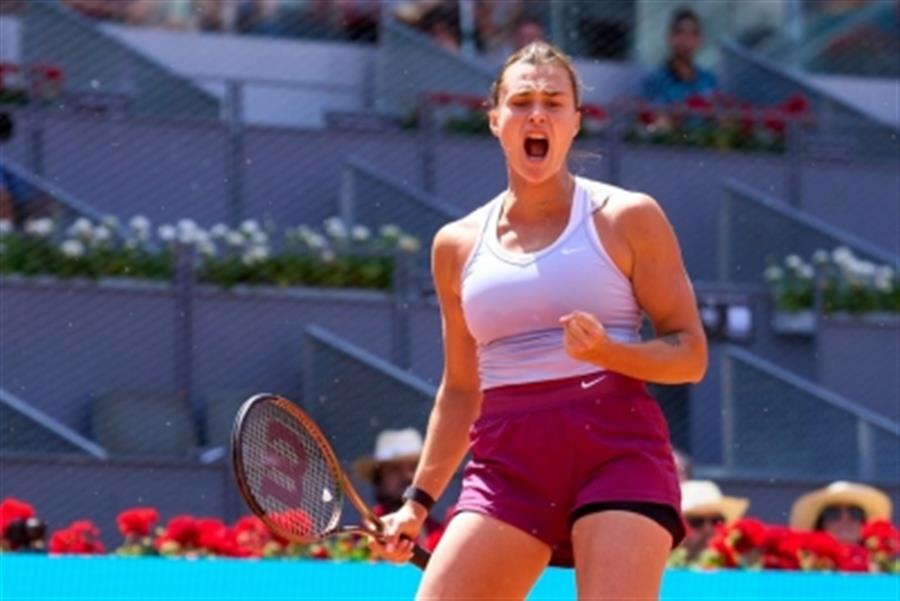 Madrid Open: Sabalenka survives scare from Sherif to reach semis