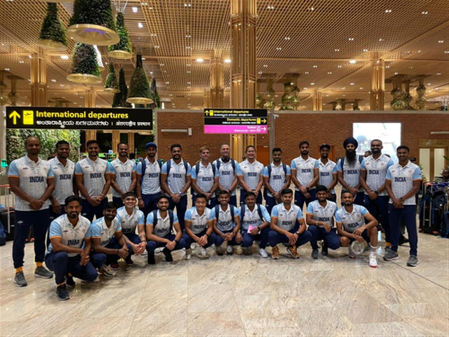 Asian Games: Indian men’s hockey team leaves for Hangzhou