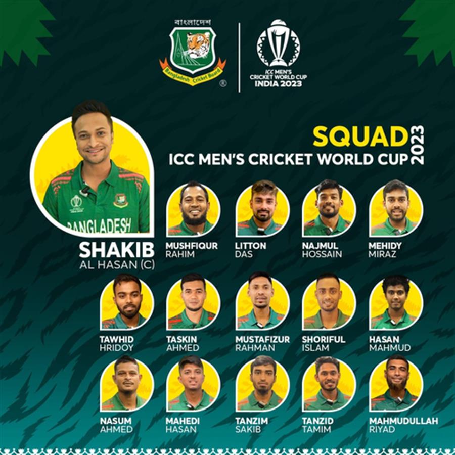 World Cup: Bangladesh name their World Cup squad, injured Tamim, Ebadot left out