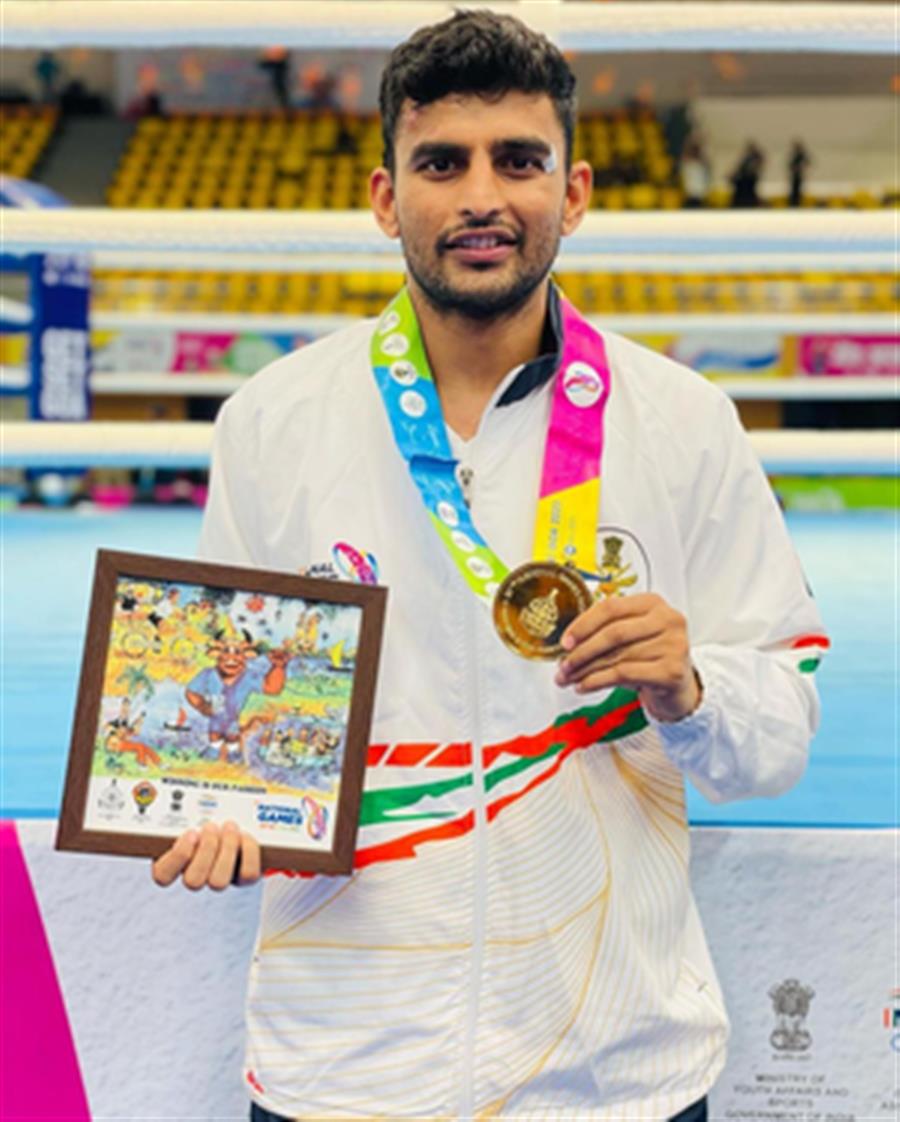 37th National Games: Boxer Manish Kaushik roars back with gold after seven-month injury lay-off