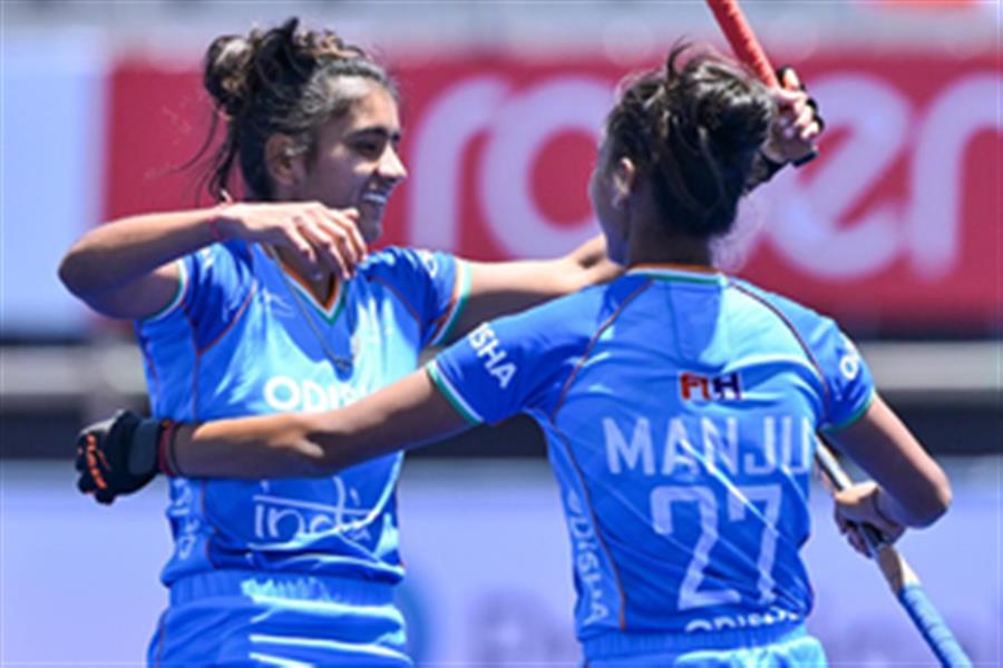 Indian junior women's hockey secures 12-0 win against Canada in their World Cup 2023 opener